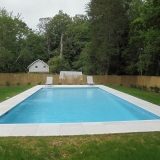 Each pool is custom to the yard and family