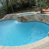 Custom built stairs and retaining walls
